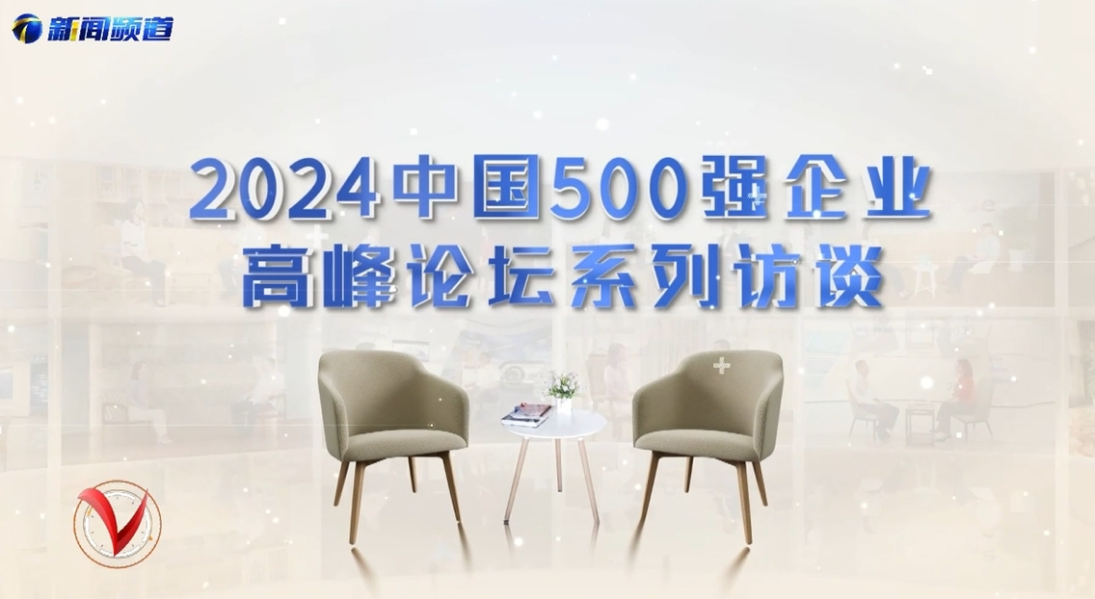 天津衛視 | 2024中國500強企業(yè)高峰論壇采訪(fǎng)蔣錫培